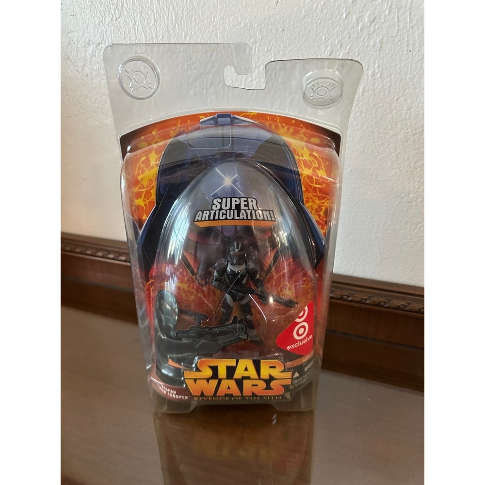 Star Wars Revenge of the Sith UTAPAU SHADOW TROOPER Figure MOC STAR CASE